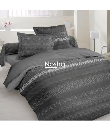 Polycotton bedding set ABSTRACT 40-1493-GREY