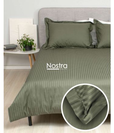 EXCLUSIVE bedding set TAYLOR 00-0413-1 MOSS GREEN MON 140x200, 70x70 cm