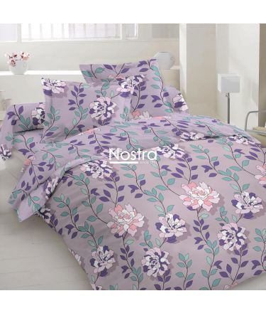 Polycotton bedding set FLOWERS 20-1762-VIOLET