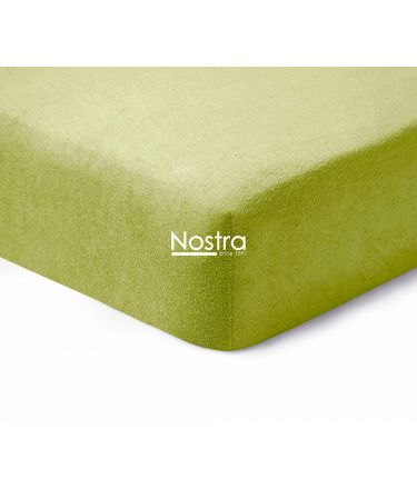 Fitted terry sheets TERRYBTL-LEAF GREEN