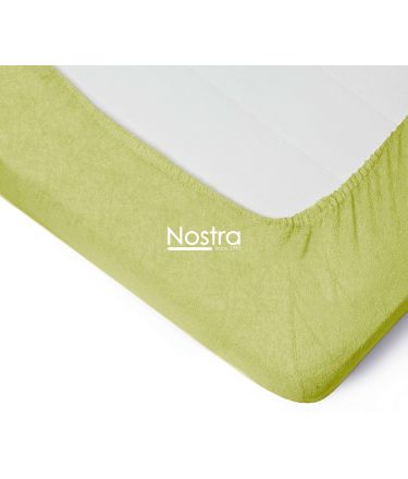 Fitted terry sheets TERRYBTL-LEAF GREEN