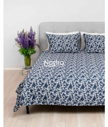 Sateen bedding set AMORA 40-1421-BLUE