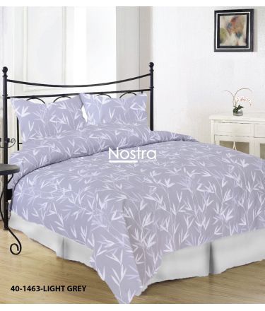 Cotton bedding set DESTINEE 40-1463-LIGHT GREY 200x220, 70x70 cm