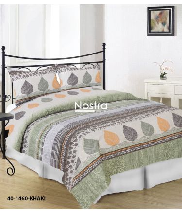 Cotton bedding set DARLENE 40-1460-KHAKI