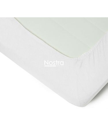 Frotinės paklodės su guma TERRYBTL-OPTIC WHITE 200x220 cm