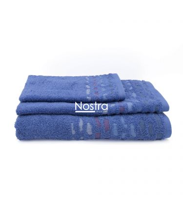 3 piece towel set T0183 T0183-PALACE BLUE 124