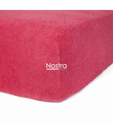 Fitted terry sheets TERRYBTL-WINE RED 90x200 cm