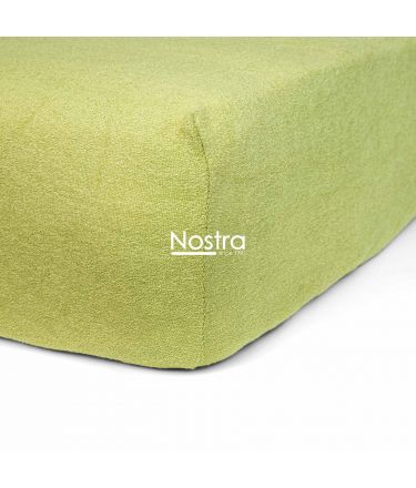 Fitted terry sheets TERRYBTL-LEAF GREEN 200x220 cm