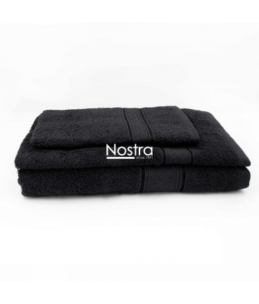 3 piece towel set T0184 T0184-BLACK