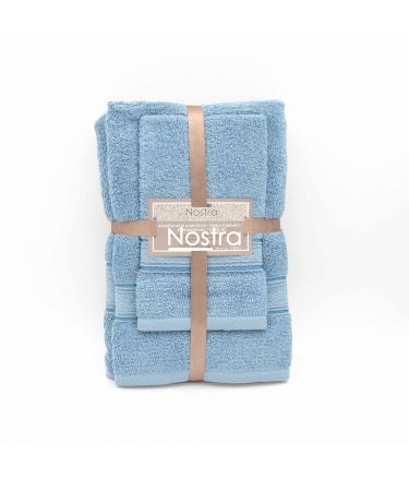 3 piece towel set T0184 T0184-POWDER BLUE 176