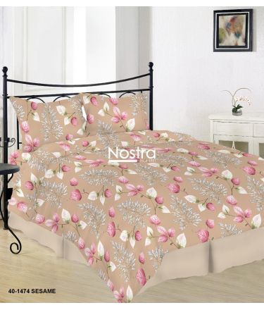 Cotton bedding set DANIELLA 40-1474-SESAME