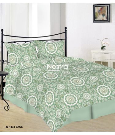 Cotton bedding set DULCE 40-1472-SAGE