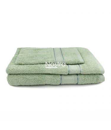 3 piece towel set T0184 T0184-PALE OLIVE 398