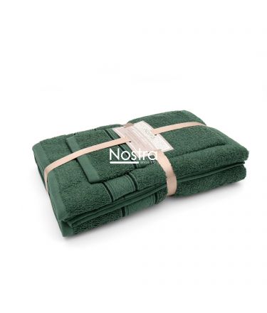 3 piece towel set T0184 T0184-PINE GREEN 161