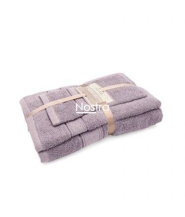 3 piece towel set T0184 T0184-MAUVE 378