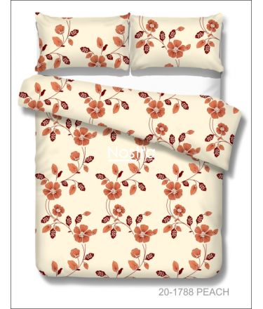 Cotton bedding set DEACON 20-1788-PEACH