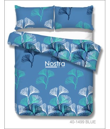 Cotton bedding set DUANE 40-1499-BLUE