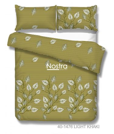 Cotton bedding set DAELYN 40-1476-LIGHT KHAKI 200x220, 70x70 cm