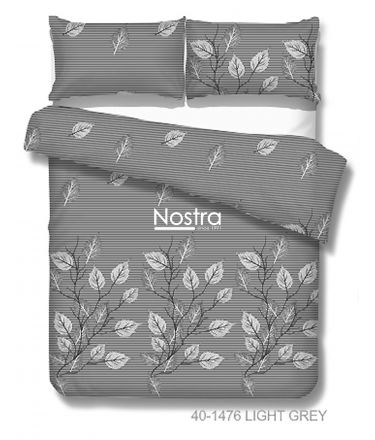 Cotton bedding set DAELYN 40-1476-LIGHT GREY 200x220, 70x70 cm