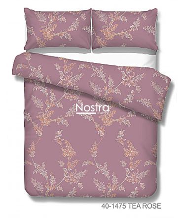 Drobės patalynės komplektas DAKODA 40-1475-TEA ROSE 140x200, 70x70 cm