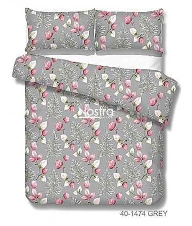 Cotton bedding set DANIELLA 40-1474-GREY