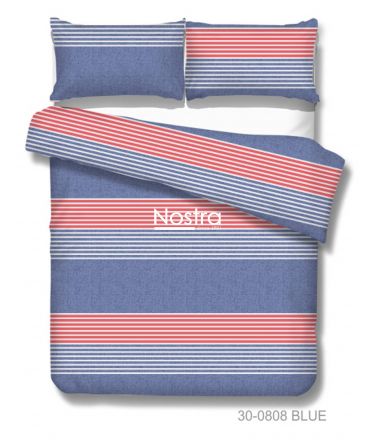 Cotton bedding set DOTTIE 30-0808-BLUE