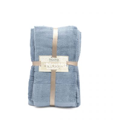 Bamboo towels set BAMBOO-600 T0105-DUSTY BLUE