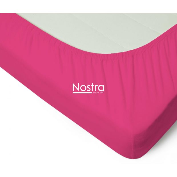 Fitted jersey sheets JERSEY JERSEY-FUCHSIA 200x220 cm