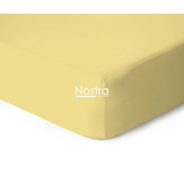 Fitted jersey sheets JERSEY JERSEY-PALE BANANA 90x200 cm