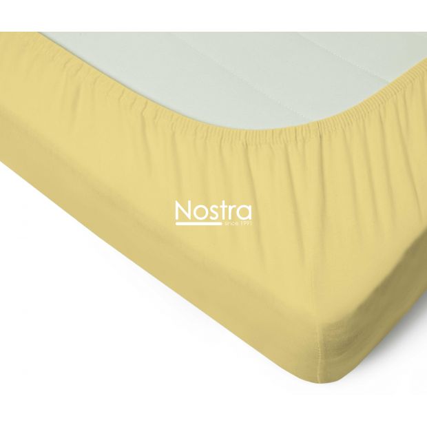 Fitted jersey sheets JERSEY JERSEY-PALE BANANA 90x200 cm