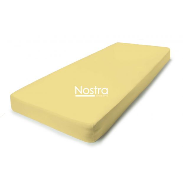 Fitted jersey sheets JERSEY JERSEY-PALE BANANA 90x200 cm