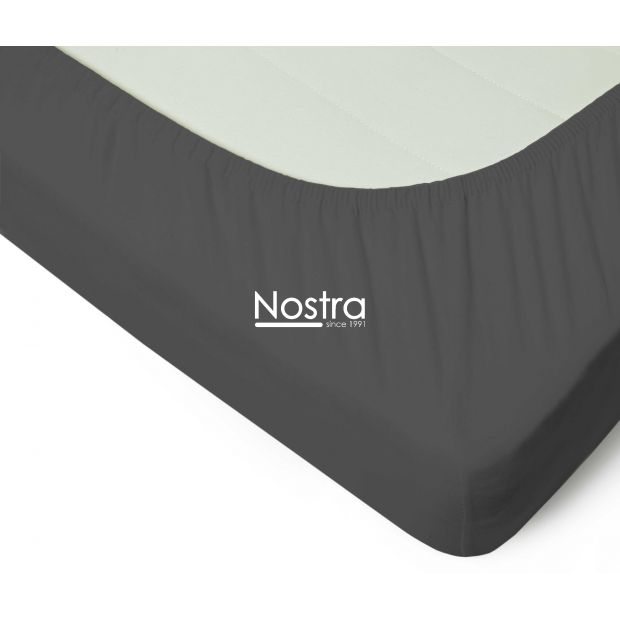 Fitted jersey sheets JERSEY JERSEY-DARK GREY 180x200 cm