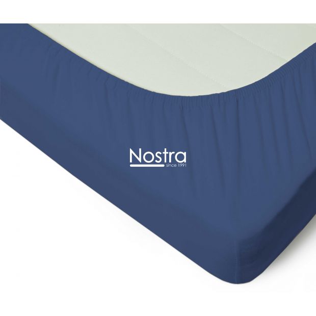 Fitted jersey sheets JERSEY JERSEY-PALACE BLUE 90x200 cm