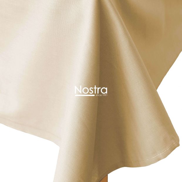 Flat cotton sheet 00-0060-BEIGE 220x240 cm