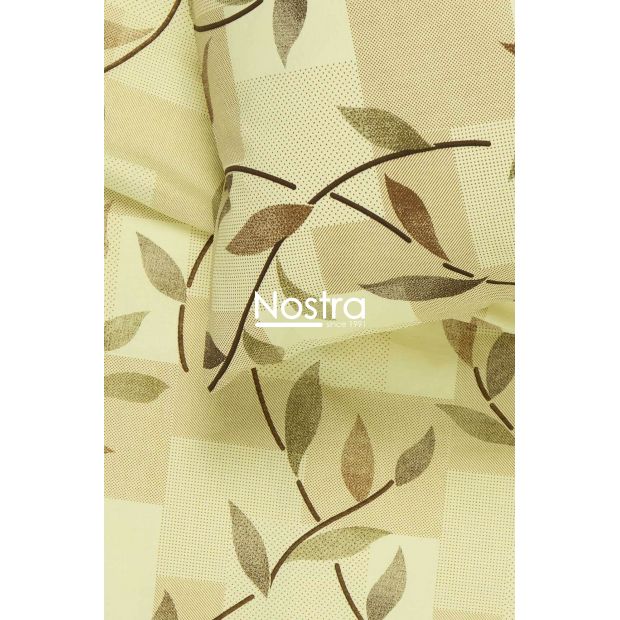 Cotton bedding set DINARA 40-0376-BROWN 140x200, 50x70 cm