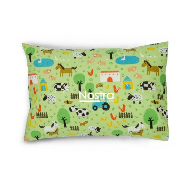 Children bedding set FARM 10-0513-GREEN 100x145, 40x60, 107x150 cm