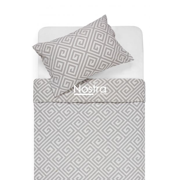 Flannel bedding set BRITTANY 30-0603-GREY