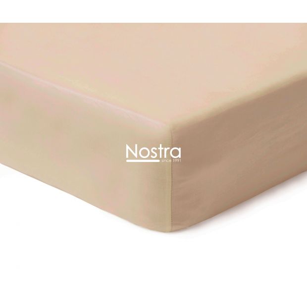 Fitted sateen sheets 00-0187-WHISPER PINK 90x200 cm