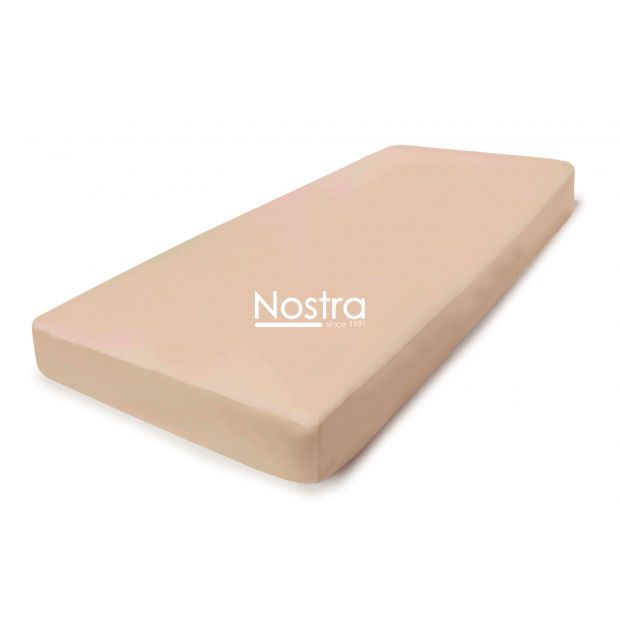 Fitted sateen sheets 00-0187-WHISPER PINK 90x200 cm