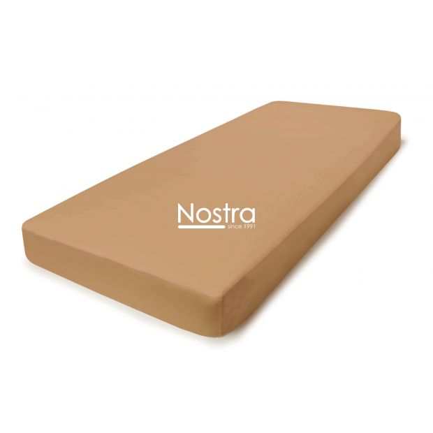 Fitted sateen sheets 00-0155-FROST ALMOND 90x200 cm