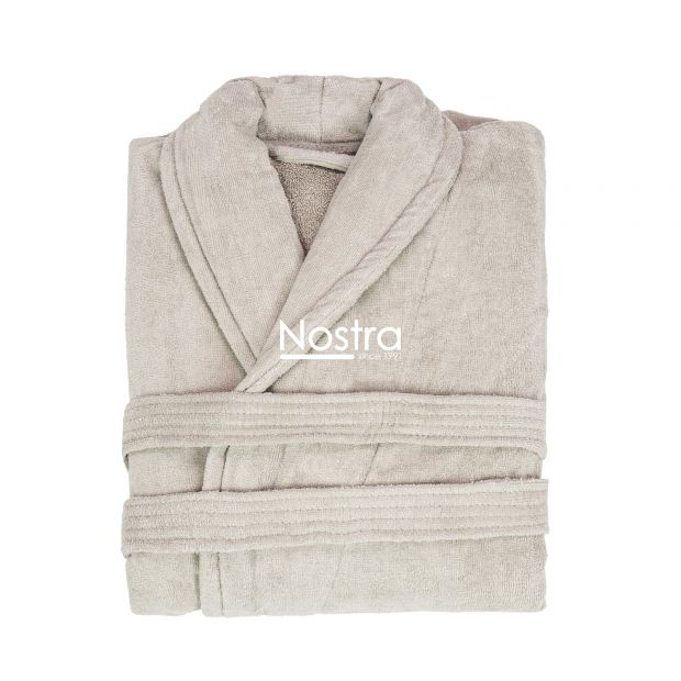 Bathrobe VELOUR-430 430 BATHROBE-TAUPE XXL