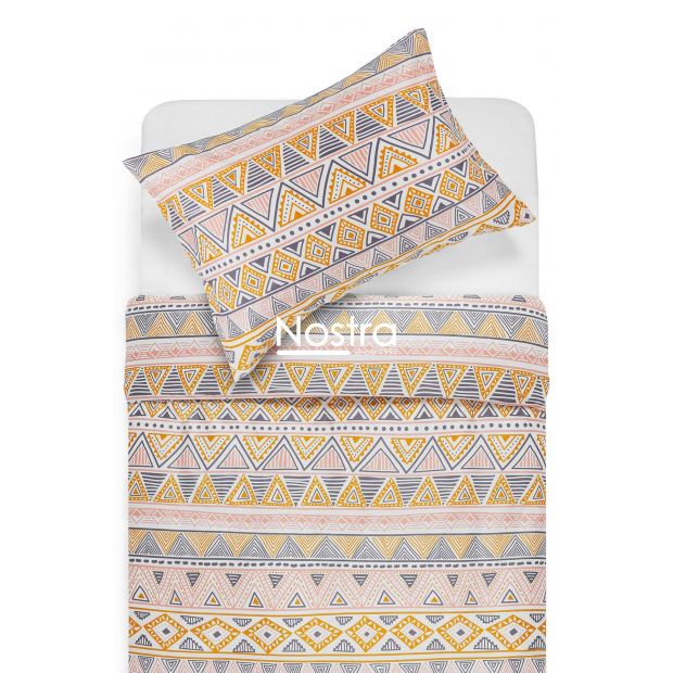 Sateen bedding set ANISHA 30-0640-YELLOW 140x200, 70x70 cm