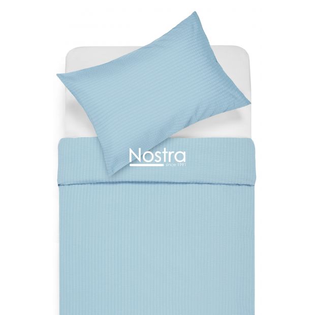 Seersucker bedding set ELA 00-0022-LIGHT BLUE 140x200, 50x70 cm