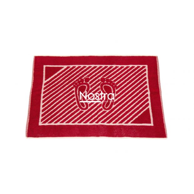 Bath mat 850J T0174-WINE RED 50x70 cm