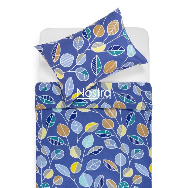 Polycotton bedding set ABSTRACT 40-1303-BLUE