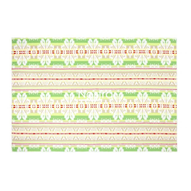 Хлопковый плед SUMMER 80-2005-LIGHT GREEN 200x205 cm