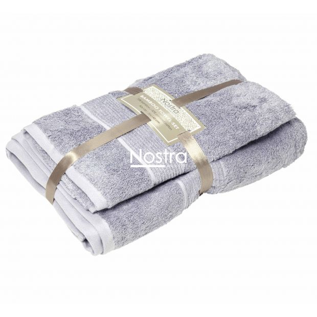 Bamboo towels set BAMBOO-600 T0105-GREY BLUE