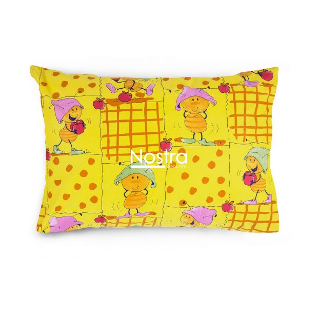 Children bedding set PLAYFUL FRIENDS 10-0077-YELLOW 100x145, 40x60, 107x150 cm