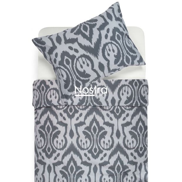 PREMIUM maco sateen bedding set CHARLEE 40-1275-IRON GREY 140x200, 70x70 cm