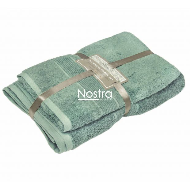 Бамбуковые набор полотенец BAMBOO-600 T0105-DUSTY GREEN